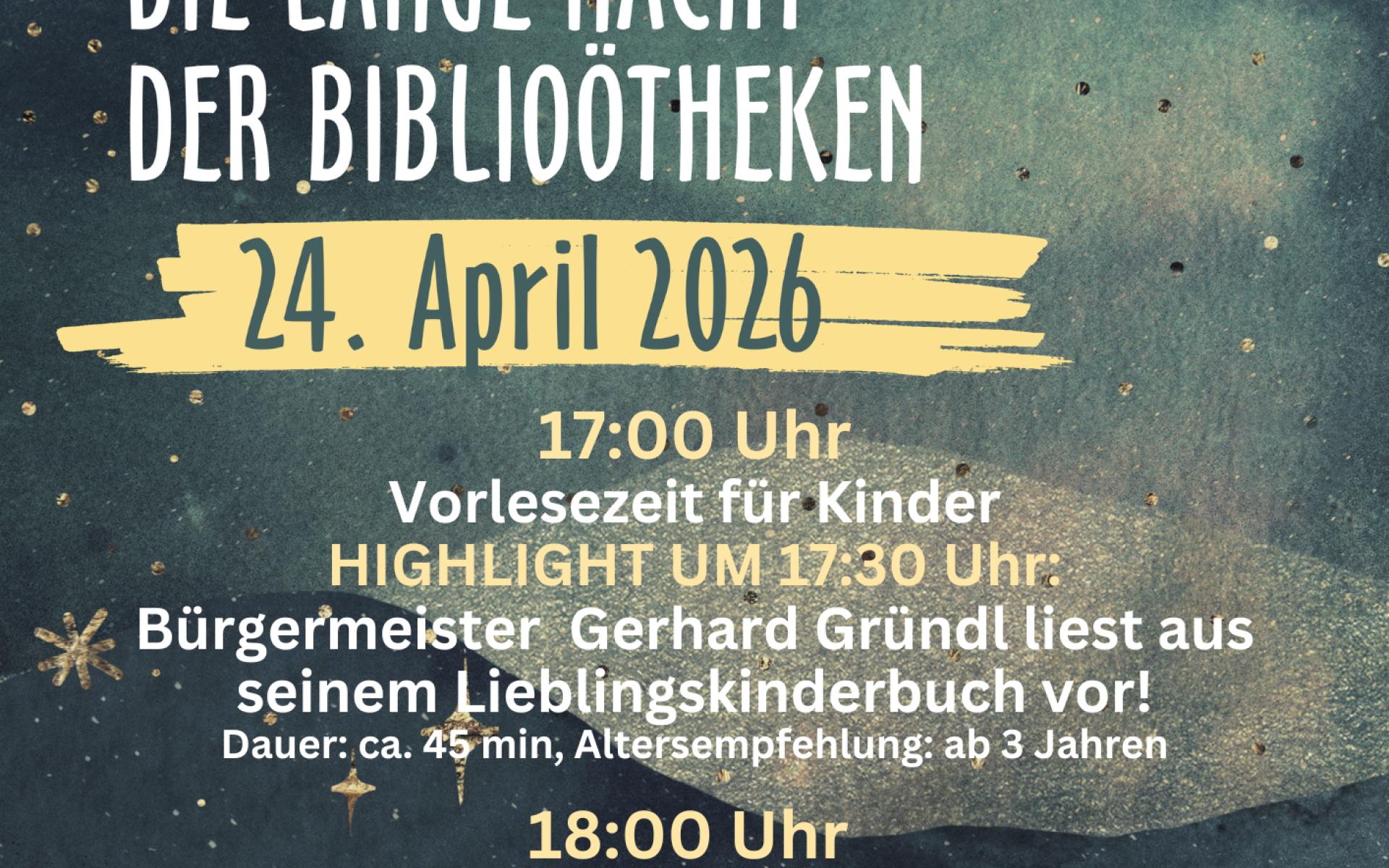 Plakat Lange Nacht 2026